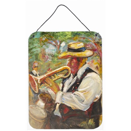 Carolines Treasures Jazz Trumpet Wall and Door Hanging Prints JMK1185DS1216